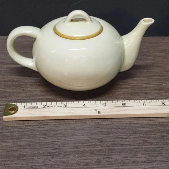 Bamboo World Market Tea Pot Vintage Ceramic Kettle Collectable - Picture 4 of 7